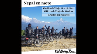 Nepal en moto. 